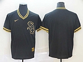 White Sox Blank Black Gold Nike Cooperstown Collection Legend V Neck Jersey (1),baseball caps,new era cap wholesale,wholesale hats